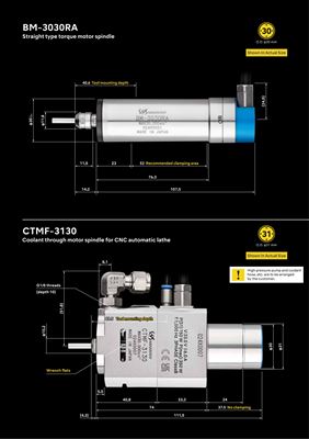 中西 Nakanishi BM-322FL 电动主轴 螺纹铣削加工